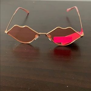 New Betsy Johnson lip sunglasses